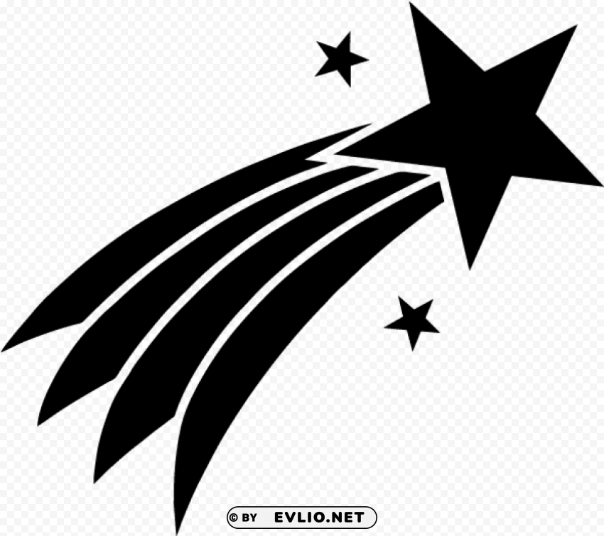 free svg shooting star PNG Image Isolated with Transparent Detail