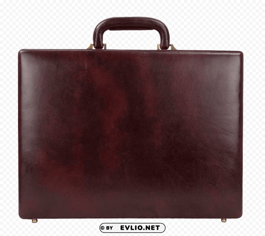 Transparent Background PNG of leather briefcase Transparent PNG Isolated Graphic Element - Image ID 1ccde4f9