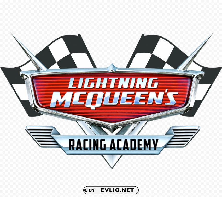 lightning mcqueen's racing academy Isolated Object in Transparent PNG Format