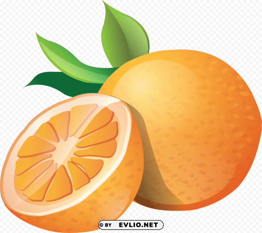 oranges Transparent PNG Isolated Object