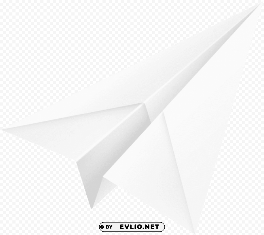 paper airplane icon Alpha channel transparent PNG
