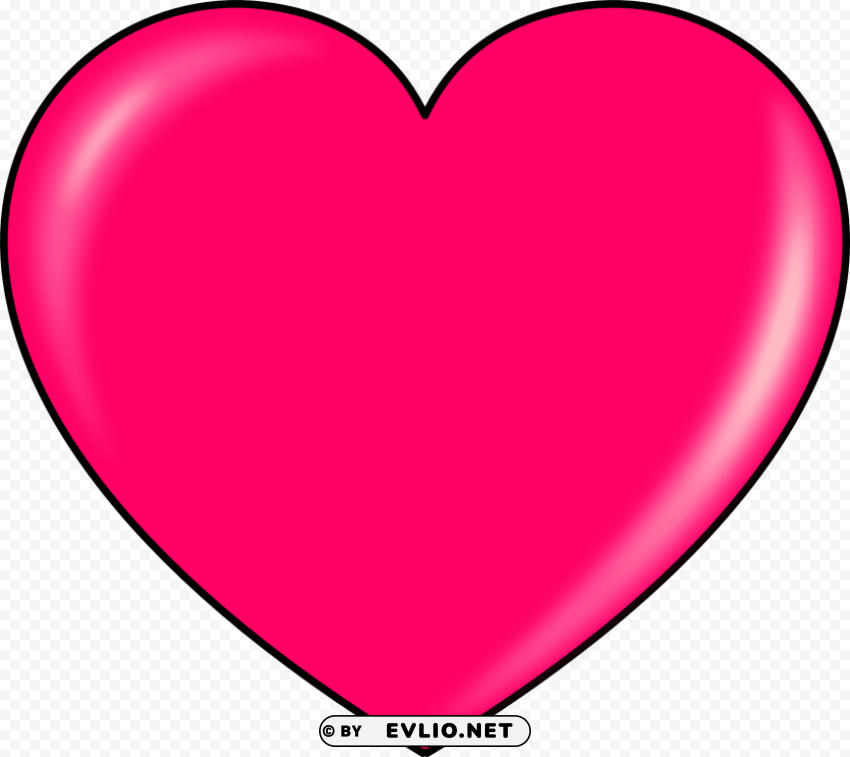 Transparent background PNG image of pink heart Free download PNG with alpha channel extensive images - Image ID 1b572758