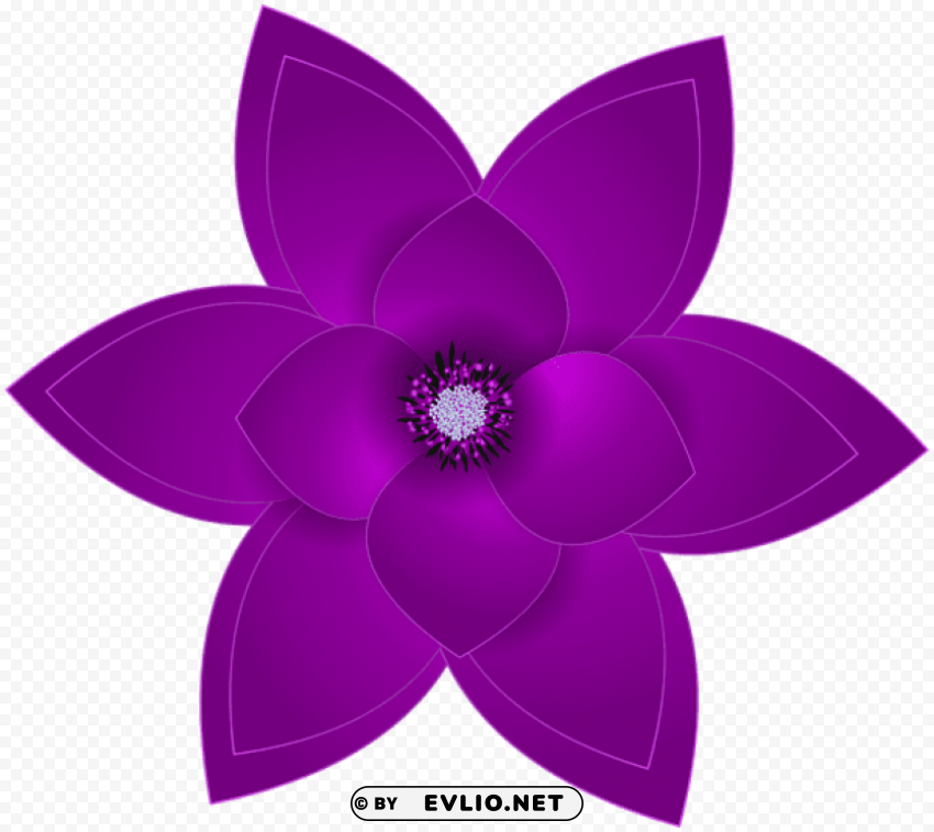 purple deco flower PNG transparent photos comprehensive compilation