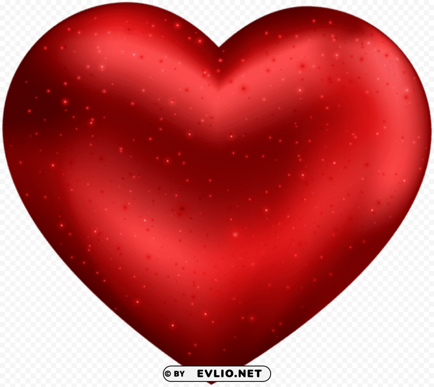 Red Heart Isolated Icon In Transparent PNG Format