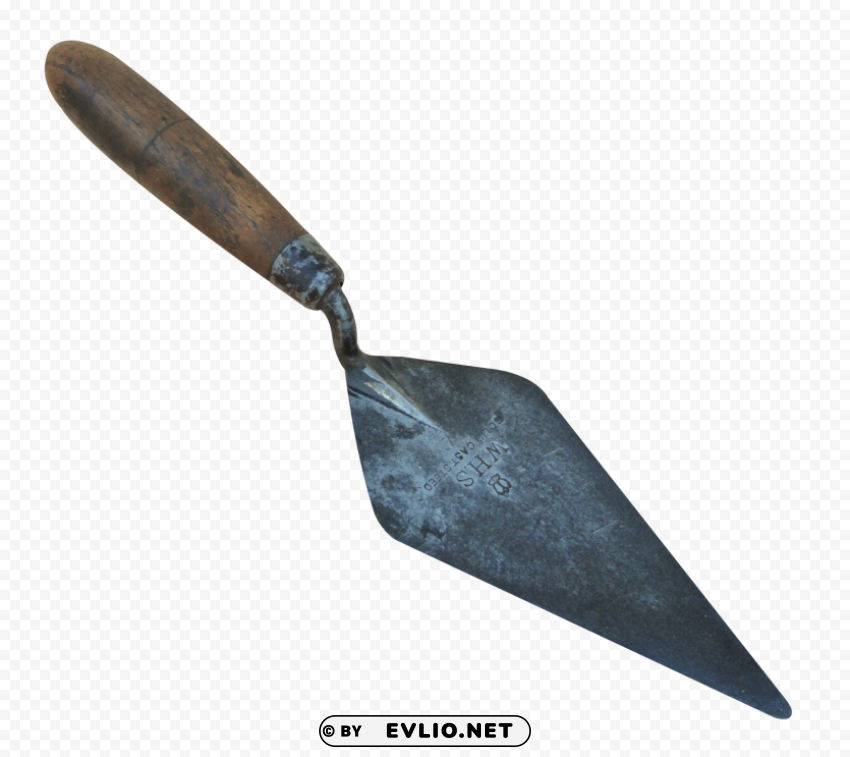 Trowel Isolated Artwork on Transparent Background