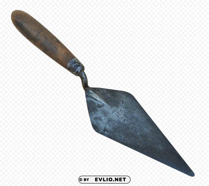 Transparent Background PNG of Trowel Isolated Artwork on Transparent Background - Image ID 81500df2