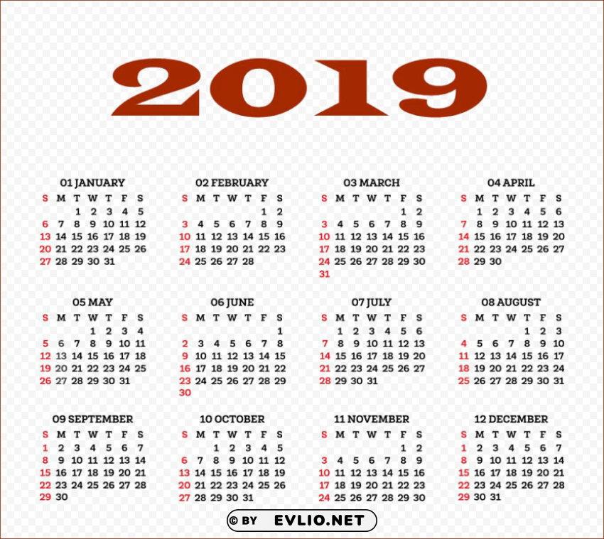 2019 indian calendar Clear PNG pictures package