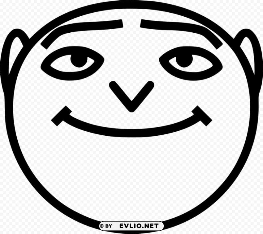 gru smiling HighResolution Transparent PNG Isolation PNG transparent with Clear Background ID b27a7b09