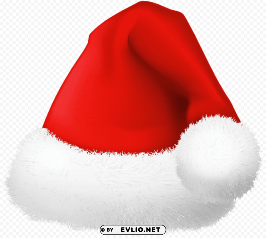 fluffy santa hat PNG transparent photos for presentations