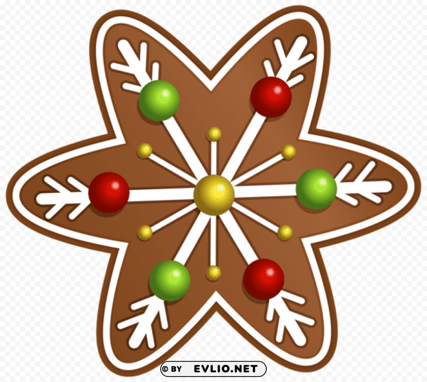 Christmas Cookie Star PNG Transparent Photos Extensive Collection