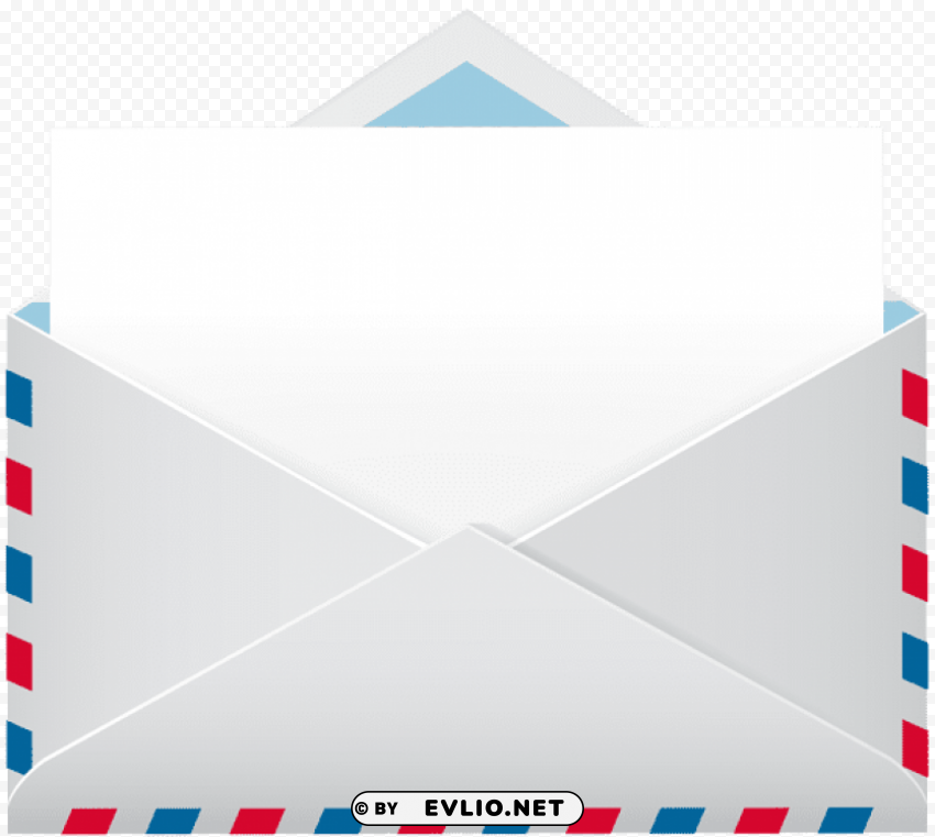 Empty Envelope Transparent PNG Graphic With Clear Background Isolation