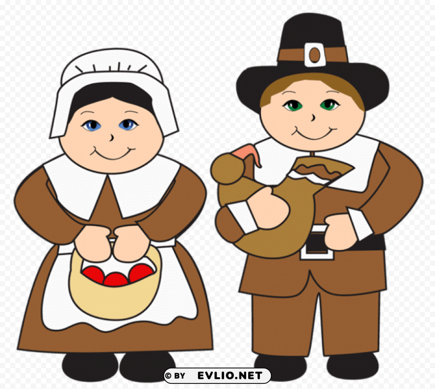 pilgrims Transparent Background PNG Isolated Icon png images background -  image ID is 1cef67dd