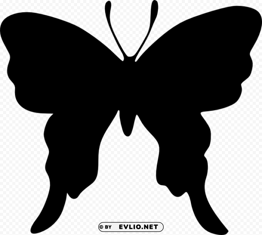 butterfly silhouette Free PNG images with alpha transparency