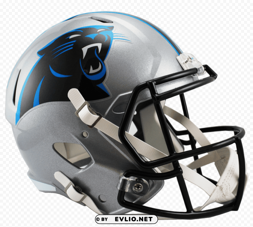 carolina panthers helmet Isolated Object with Transparency in PNG