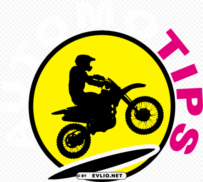 dirt bike silhouette Clear Background PNG Isolated Element Detail