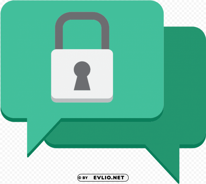 encryption flat icon PNG for online use