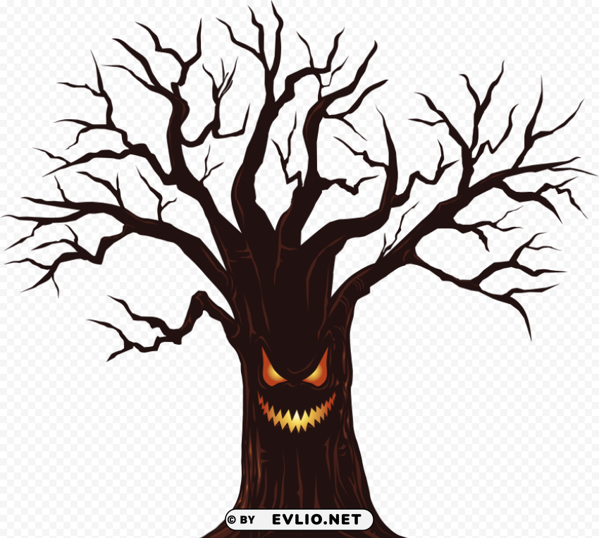 spooky halloween Transparent background PNG images complete pack