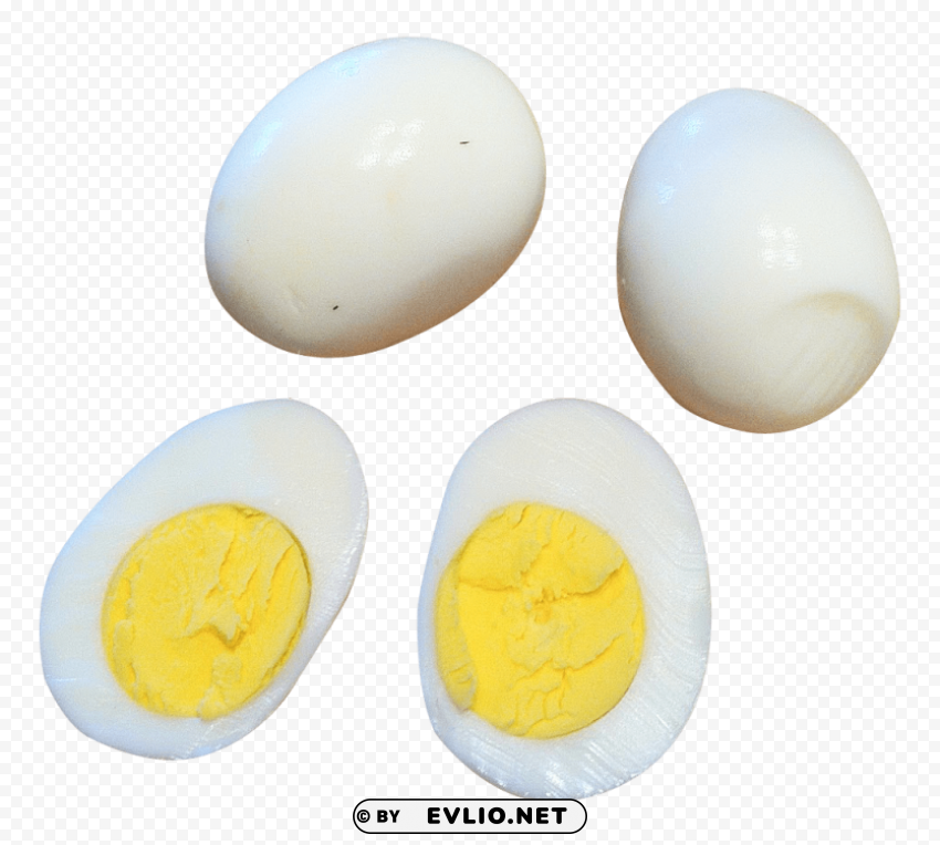 boiled egg PNG Isolated Object with Clear Transparency