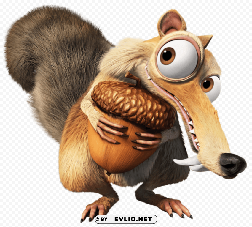 ice age squirrel scrat PNG images with transparent canvas