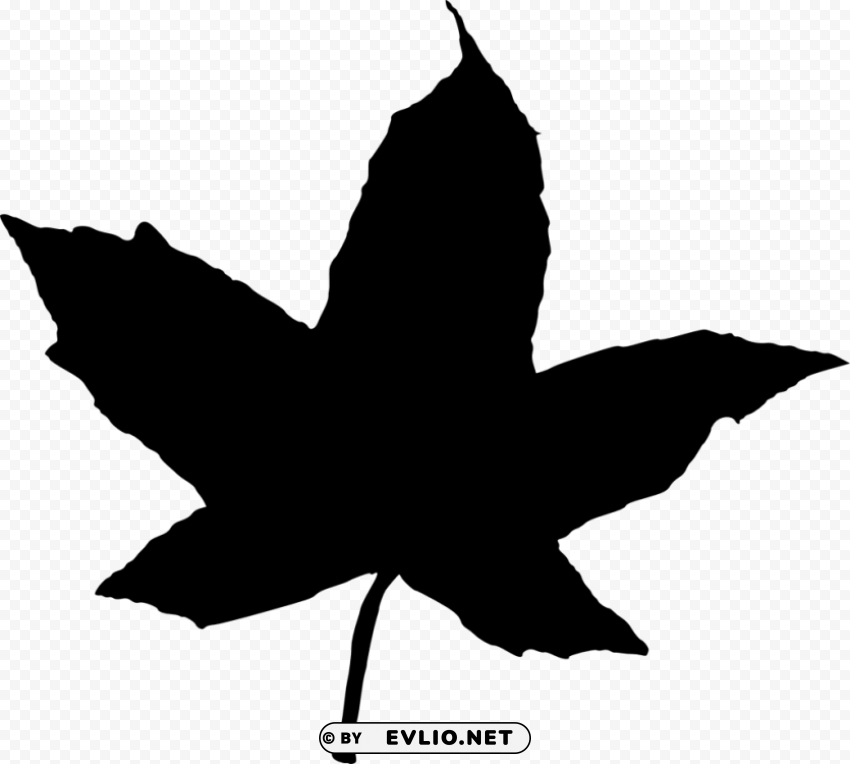 Leaf Silhouette PNG art