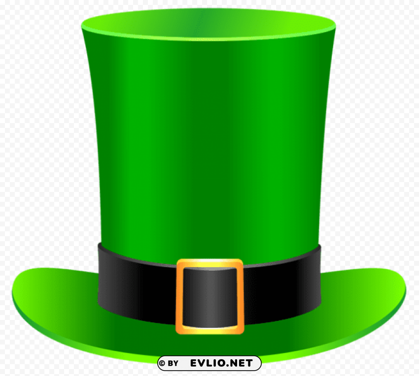 st patrick day leprechaun hat Isolated Character in Transparent Background PNG