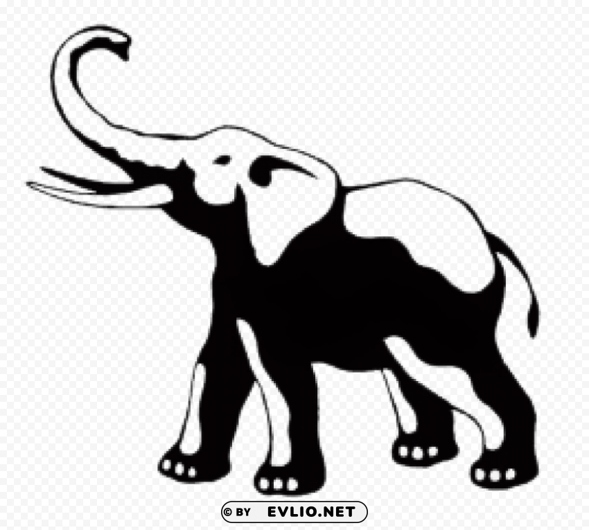 elephant PNG Graphic Isolated on Clear Background