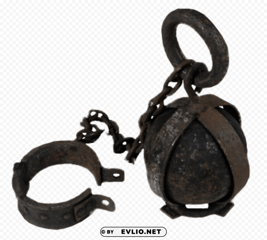 Folsom Prison Ball and Chain without Background - Image ID a4ef65e5 Transparent PNG art