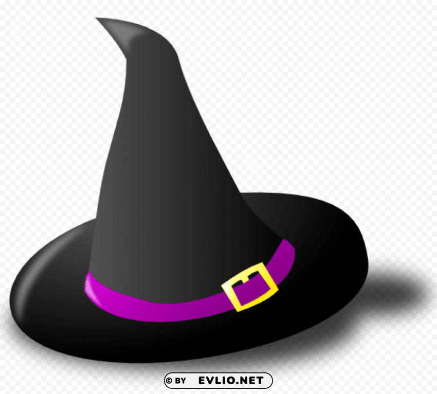 black and purple witch hat PNG images with alpha transparency bulk