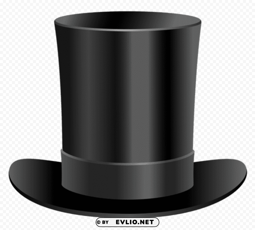 black top hat PNG images with transparent space