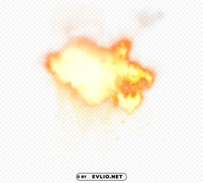 fiery explosion Clear PNG file