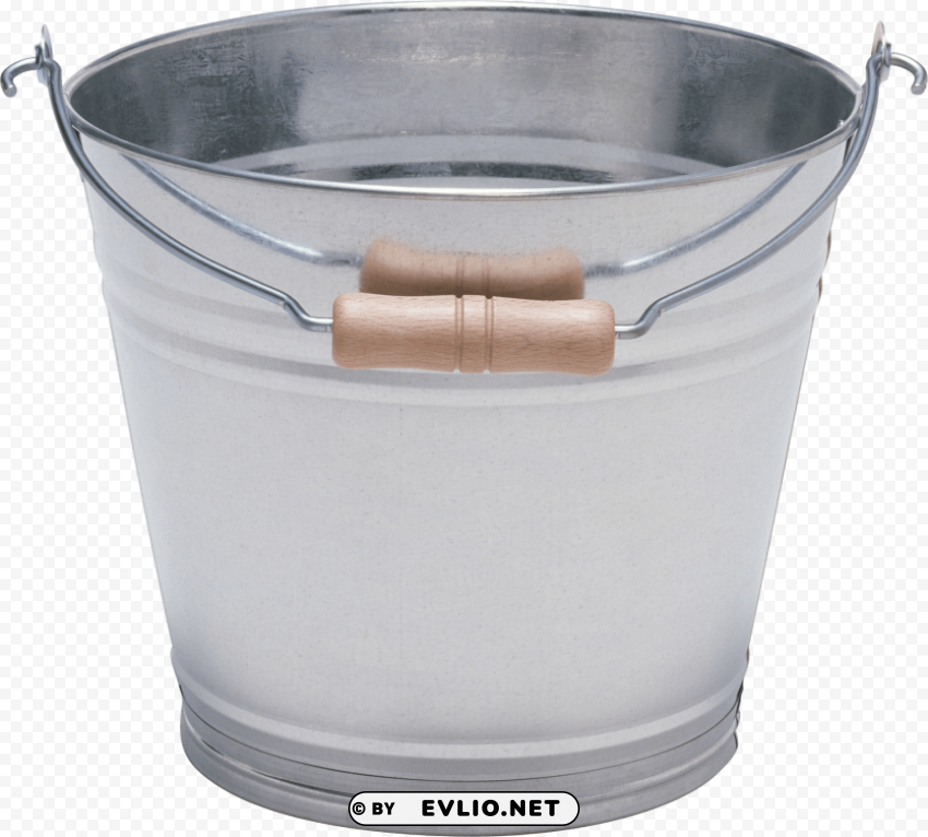 Transparent Background PNG of Silver Wooden Bucket - Image ID d09c76fd HighResolution Transparent PNG Isolated Element - Image ID d09c76fd