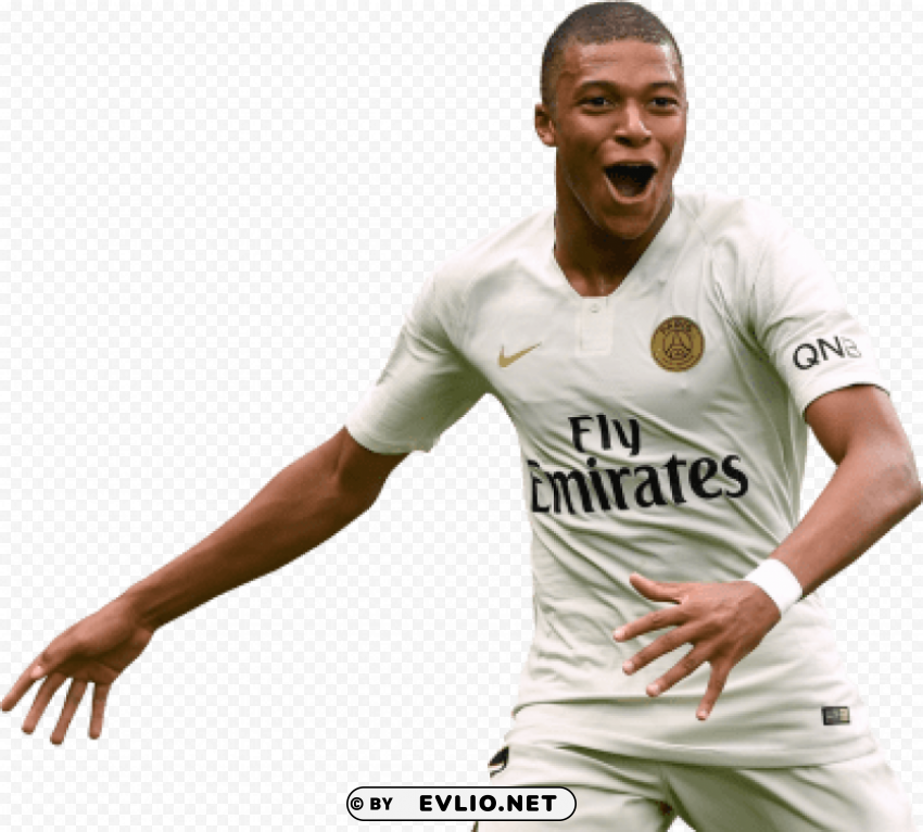 kylian mbappé PNG Isolated Subject with Transparency