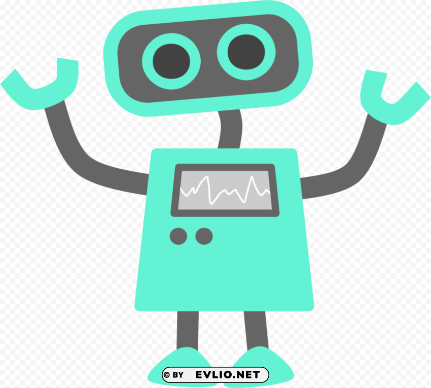 robot Transparent Background PNG Object Isolation