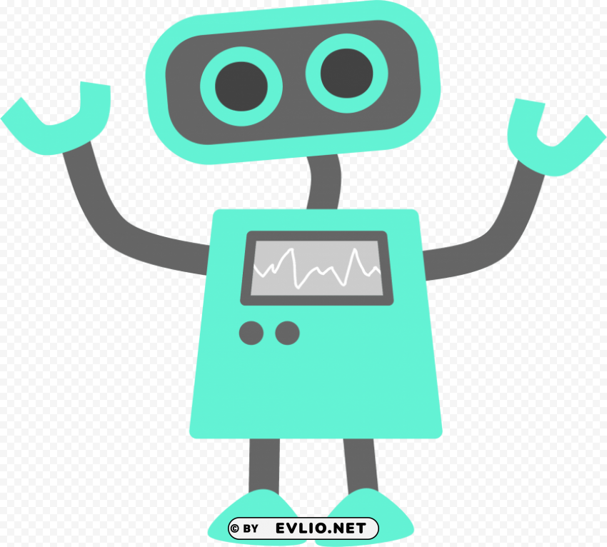 Robot Transparent Background PNG Object Isolation