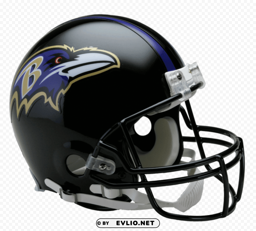 baltimore ravens helmet Isolated Object in Transparent PNG Format