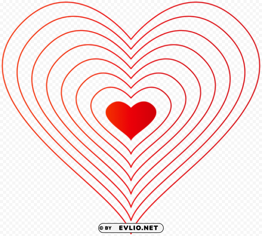 heart decorative transparent PNG images with clear backgrounds