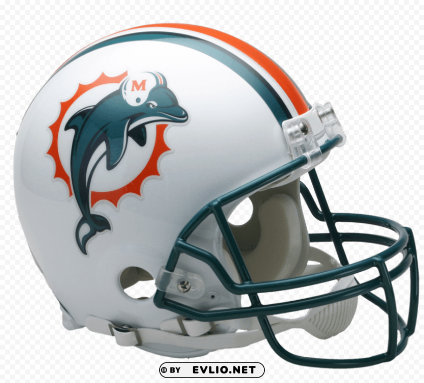 PNG image of miami dolphins helmet PNG files with clear background collection with a clear background - Image ID 70ffefe2
