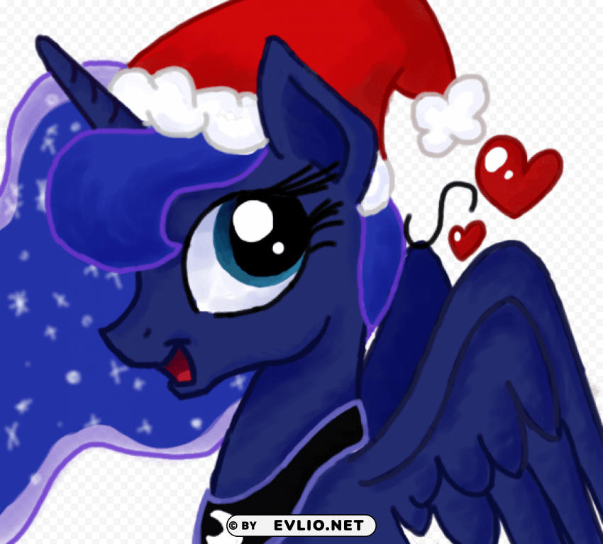 my little pony christmas luna PNG for digital art PNG transparent with Clear Background ID dc9d39e4