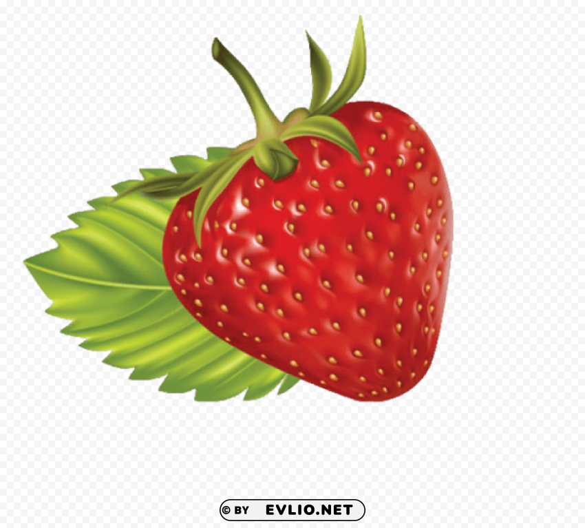 Strawberry HighResolution PNG Isolated On Transparent Background