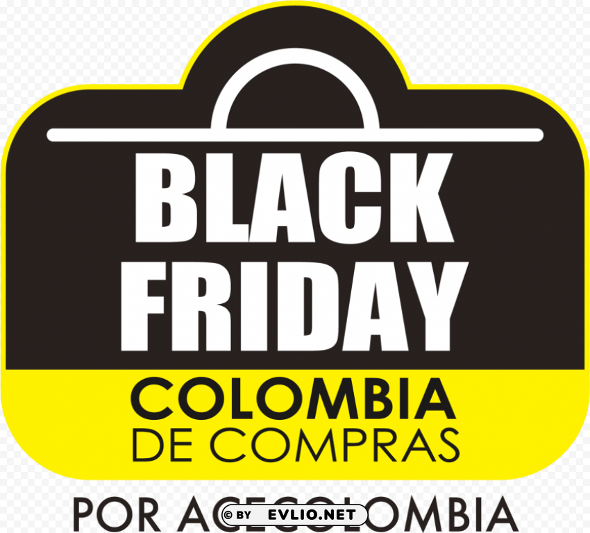 black friday sign Clear Background Isolated PNG Graphic