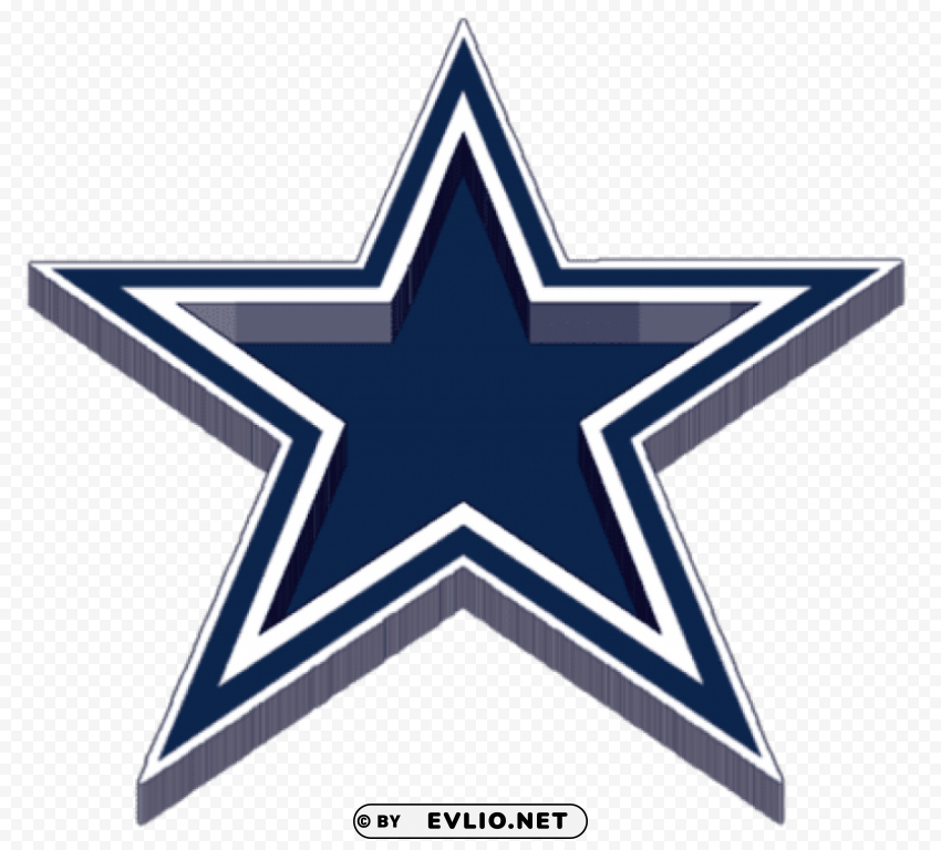 dallas cowboys star Isolated Subject with Transparent PNG