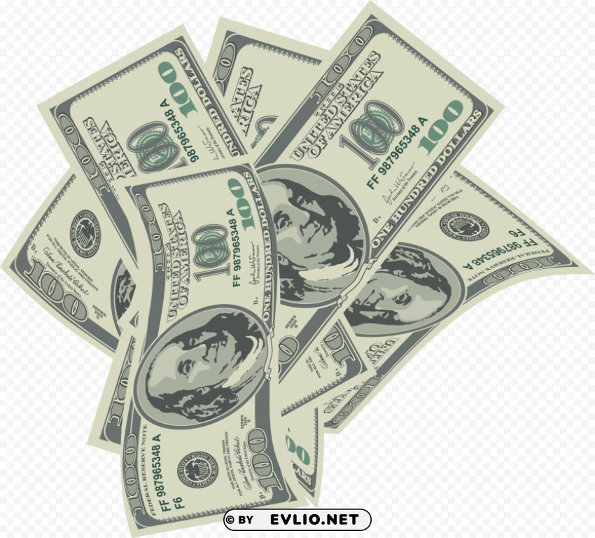 falling money Clear PNG pictures bundle