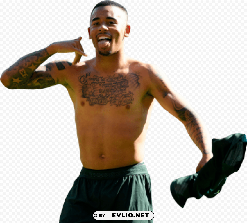 Gabriel Jesus Transparent PNG Artworks For Creativity