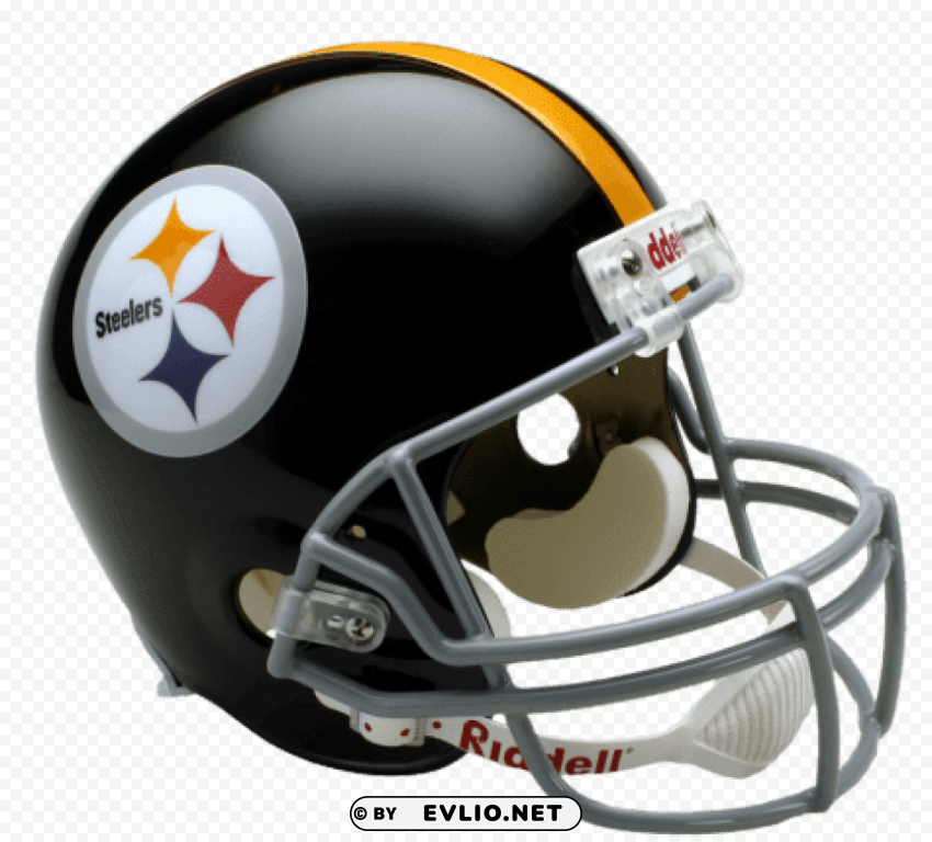 pittsburgh steelers helmet PNG Graphic with Clear Background Isolation