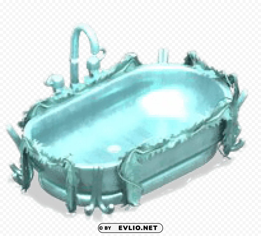 xmas ice bathtub PNG format