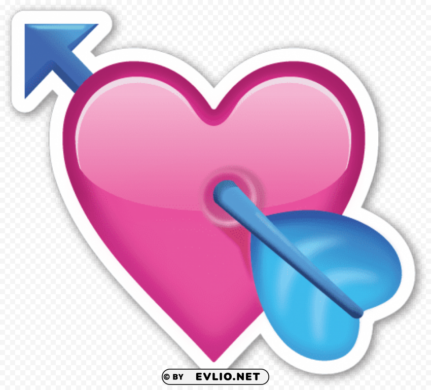 corazon con flecha whatsapp Transparent PNG images extensive variety