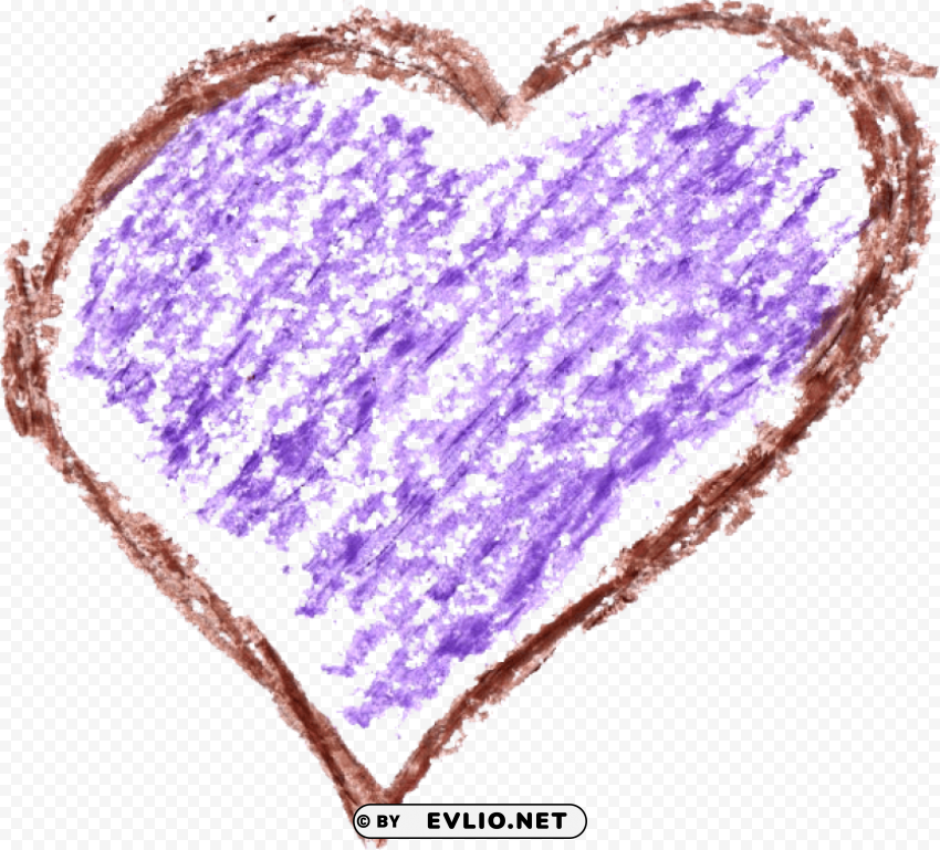 Heart Drawing PNG with no background required