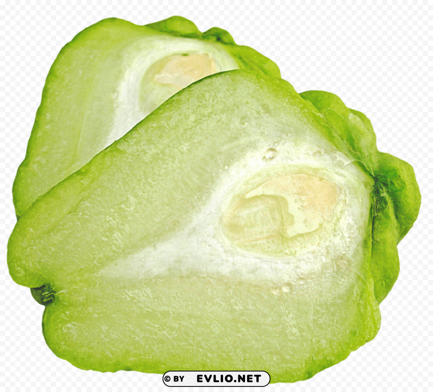 chayote PNG Image Isolated on Clear Backdrop