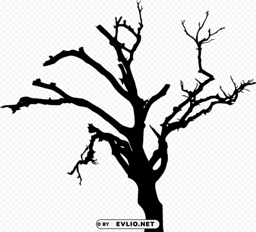 dead tree silhouette Transparent PNG images complete library