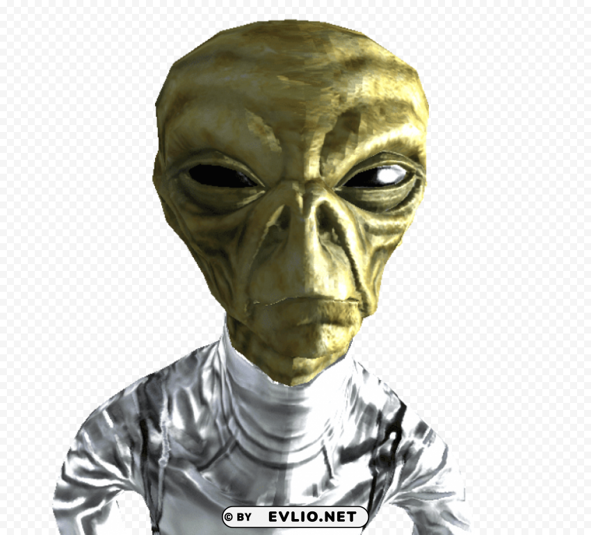 fallout alien Isolated Artwork in Transparent PNG